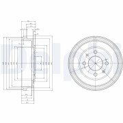 BF280 Brzdový buben DELPHI
