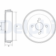 BF534 Brzdový buben DELPHI