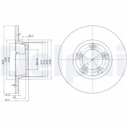 BG2159 Brzdový kotouč DELPHI