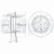 BG2211 Brzdový kotouč DELPHI