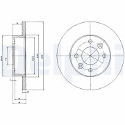 BG2268 Brzdový kotouč DELPHI