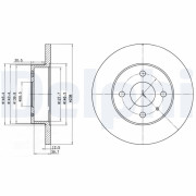 BG2312 Brzdový kotouč DELPHI