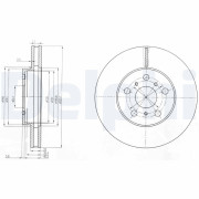 BG2711 Brzdový kotouč DELPHI