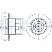 BG2870 Brzdový kotouč DELPHI