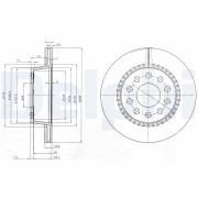 BG3029 Brzdový kotouč DELPHI
