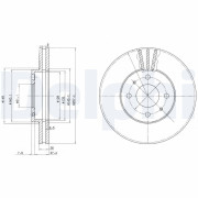 BG3124 Brzdový kotouč DELPHI
