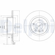 BG3227 Brzdový kotouč DELPHI