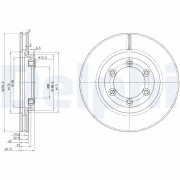 BG3523 Brzdový kotouč DELPHI