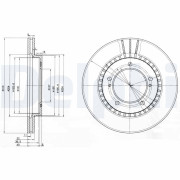 BG3587 Brzdový kotouč DELPHI