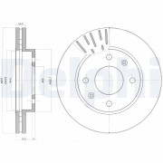 BG3801 Brzdový kotouč DELPHI