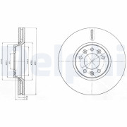 BG4083C DELPHI brzdový kotúč BG4083C DELPHI