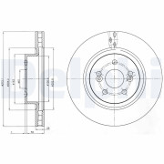 BG4111 Brzdový kotouč DELPHI