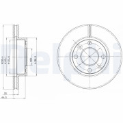 BG4195 Brzdový kotouč DELPHI