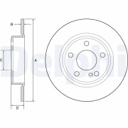 BG4555C Brzdový kotouč DELPHI