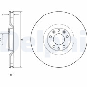 BG4814C DELPHI brzdový kotúč BG4814C DELPHI