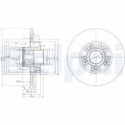 BG9031RSC DELPHI brzdový kotúč BG9031RSC DELPHI