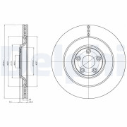 BG9103C Brzdový kotouč DELPHI