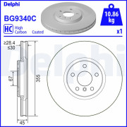 BG9340C Brzdový kotouč DELPHI