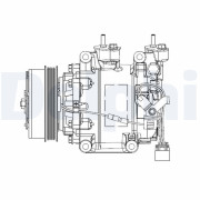 CS20515 Kompresor, klimatizace DELPHI