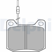 LP106 DELPHI sada brzdových platničiek kotúčovej brzdy LP106 DELPHI