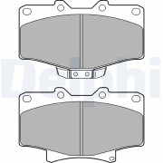 LP1070 Brzdové destičky DELPHI