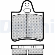 LP115 Sada brzdových destiček, kotoučová brzda DELPHI