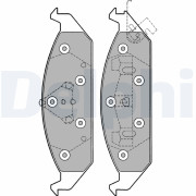 LP1161 Brzdové destičky DELPHI