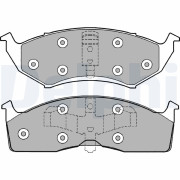 LP1166 Sada brzdových destiček, kotoučová brzda DELPHI