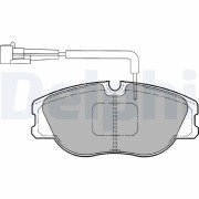 LP1186 Sada brzdových destiček, kotoučová brzda DELPHI