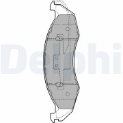 LP1191 Sada brzdových destiček, kotoučová brzda DELPHI