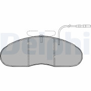 LP1200 Sada brzdových destiček, kotoučová brzda DELPHI