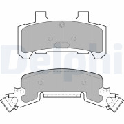 LP1257 Sada brzdových destiček, kotoučová brzda DELPHI