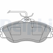 LP1454 Sada brzdových destiček, kotoučová brzda DELPHI