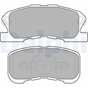LP1551 Brzdové destičky DELPHI