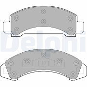 LP1666 Sada brzdových destiček, kotoučová brzda DELPHI