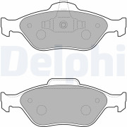 LP1729 Sada brzdových destiček, kotoučová brzda DELPHI