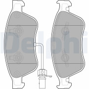 LP2072 Brzdové destičky DELPHI