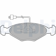 LP212 Sada brzdových destiček, kotoučová brzda DELPHI