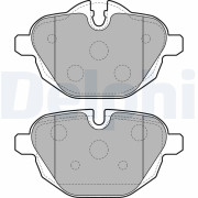 LP2162 Sada brzdových destiček, kotoučová brzda DELPHI