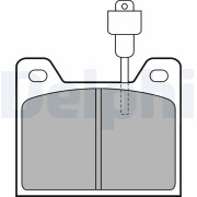LP226 Sada brzdových destiček, kotoučová brzda DELPHI