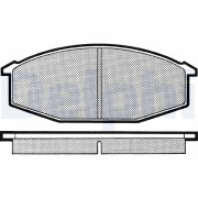 LP230 Sada brzdových destiček, kotoučová brzda DELPHI