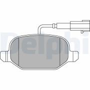 LP2300 Sada brzdových destiček, kotoučová brzda DELPHI