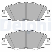 LP3647 Sada brzdových destiček, kotoučová brzda DELPHI