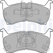 LP663 Sada brzdových destiček, kotoučová brzda DELPHI