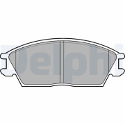 LP704 Sada brzdových destiček, kotoučová brzda DELPHI