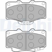 LP854 Sada brzdových destiček, kotoučová brzda DELPHI