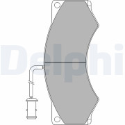 LP857 Sada brzdových destiček, kotoučová brzda DELPHI