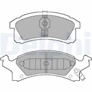 LP898 Sada brzdových destiček, kotoučová brzda DELPHI