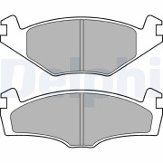LP979 DELPHI sada brzdových platničiek kotúčovej brzdy LP979 DELPHI