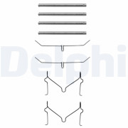 LX0182 Sada prislusenstvi, oblozeni kotoucove brzdy DELPHI